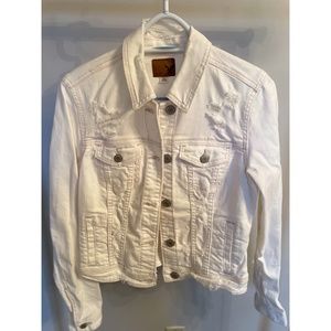 Women's Distressed Jean Jacket